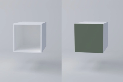 Надстройка СПЕЙС 400 - зелено / бяло