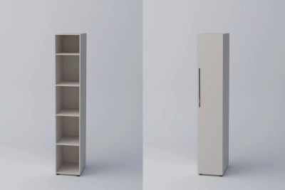 Еднокрил гардероб СПЕЙС 3 (h-220) - кашмир