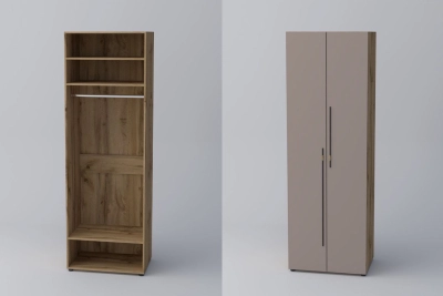 Двукрил гардероб СПЕЙС 1 (h-240) - тофи / апалачи