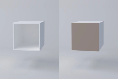 Надстройка СПЕЙС 400 - тофи / бяло