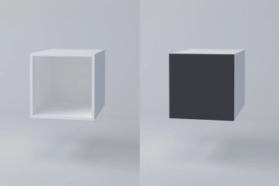 Надстройка СПЕЙС 400 - графит / бяло