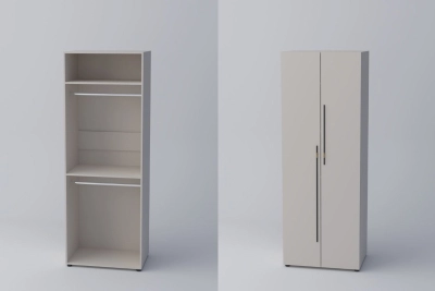 Двукрил гардероб СПЕЙС 2 (h-220) - кашмир