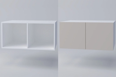 Надстройка СПЕЙС 800 - кашмир / бяло