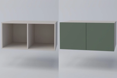 Надстройка СПЕЙС 800 - зелено / кашмир