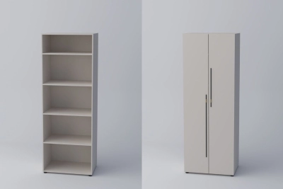 Двукрил гардероб СПЕЙС 3 (h-220) - кашмир