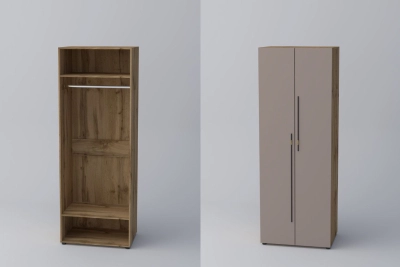 Двукрил гардероб СПЕЙС 1 (h-220) - тофи / апалачи