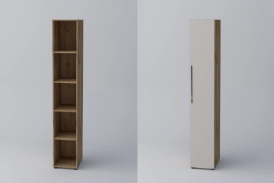 Еднокрил гардероб СПЕЙС 3 (h-240) - кашмир / апалачи