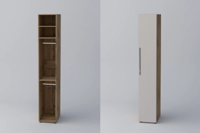 Еднокрил гардероб СПЕЙС 2 (h-220) - кашмир / апалачи