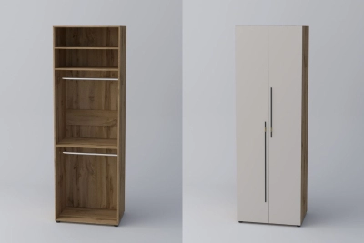 Двукрил гардероб СПЕЙС 2 (h-240) - кашмир / апалачи