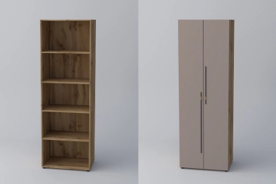 Двукрил гардероб СПЕЙС 3 (h-240) - тофи / апалачи