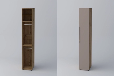 Еднокрил гардероб СПЕЙС 2 (h-240) - тофи / апалачи