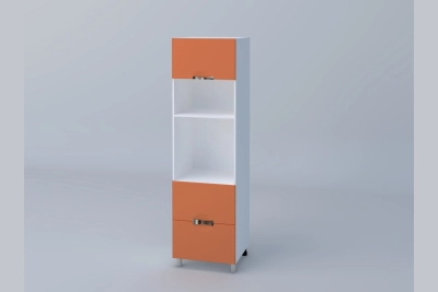 Колонен шкаф за микровълнова h213 Адел лукс NEW оранжев