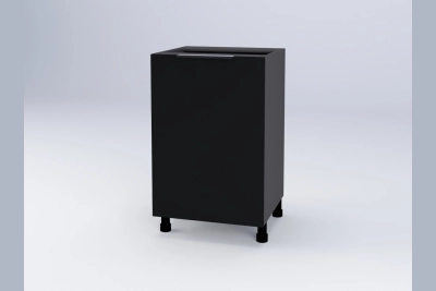 Долен шкаф Адел H50 черен софттъч