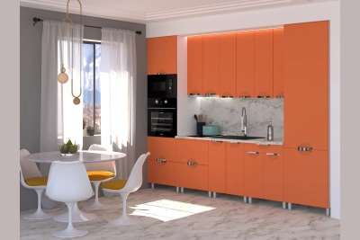 Модулна кухня Адел лукс NEW 3 м. в оранжево