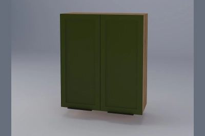 Горен шкаф Анна B80 зелено бали / златен дъб h920