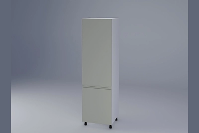 Колонен шкаф за вграждане на хладилник Влада айвори h213