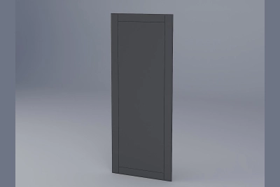 Панел вътрешен Доминика сиво кадифе за колонен шкаф h233
