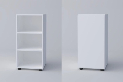 Комод 1Д СПЕЙС - бяло