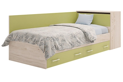 Легло с чекмеджета Анди - зелено