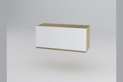Шкаф надстройка Тина А80 - бяло / дъб сонома (320)