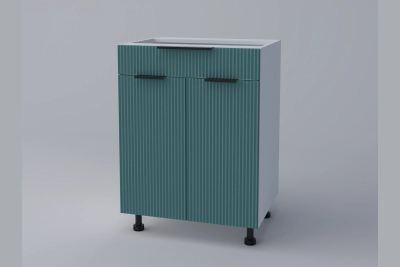 Шкаф с чекмедже H60ДШ Роуз морски тюркоаз
