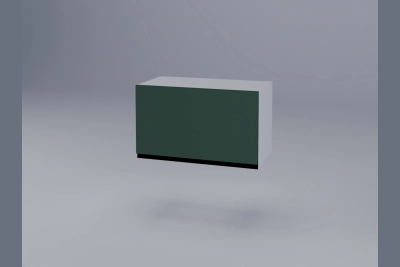 Шкаф надстройка Тина А60 зелено (320)