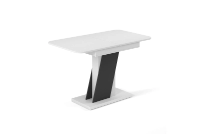 Трапезна маса Ленди - бяло/графит