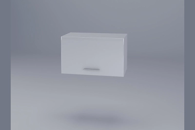 Шкаф надстройка Бианка А60 бял гланц/бяло (320)