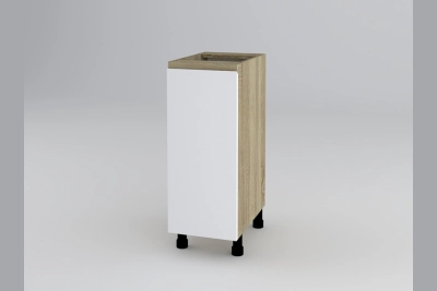Долен шкаф Тина H30 - бяло / дъб сонома