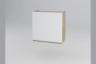 Шкаф за абсорбатор Тина 60 см. - бяло / дъб сонома h920