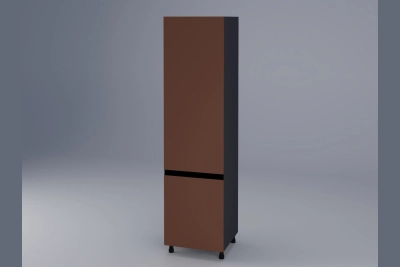 Колонен шкаф за вграждане на хладилник Тина сахара h233