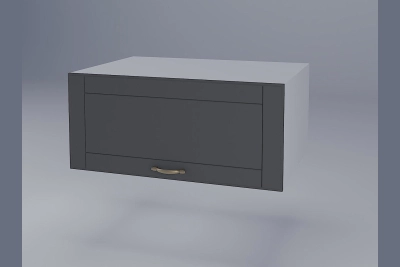 Шкаф надстройка Доминика А80 сиво кадифе