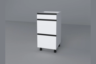 Шкаф с чекмеджета H40Ш Софи - бяло