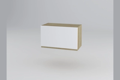 Шкаф надстройка Тина А60 - бяло / дъб сонома (320)