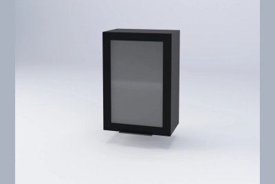 Горен шкаф Адел B50СК черен софттъч