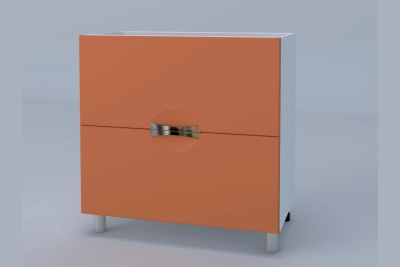 Шкаф с чекмеджета H80Ш Адел лукс NEW оранжево