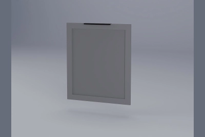 Врата за електроуред Анна на 60 см. сиво кадифе