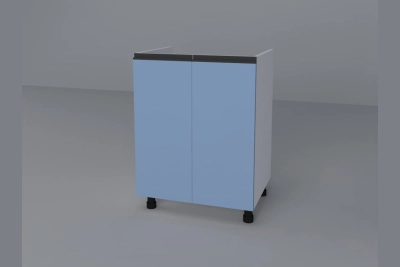 Шкаф за мивка H60М Софи - синьо капри
