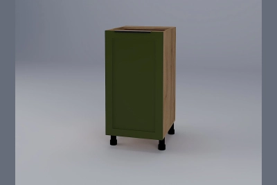 Долен шкаф Анна H40 зелено бали / златен дъб