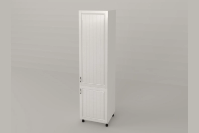Шкаф за хладилник Прованс h233 - бяло дърво
