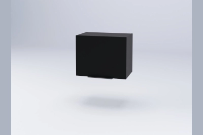 Шкаф за абсорбатор Адел 50 см. черен софттъч