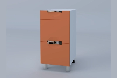 Шкаф с чекмеджета H40Ш Адел лукс NEW оранжево