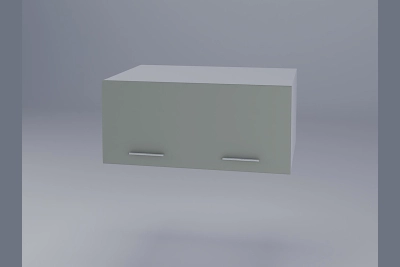 Шкаф надстройка Бианка А80 мента/бяло
