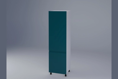Колонен шкаф за вграждане на хладилник Влада аквамарин h213