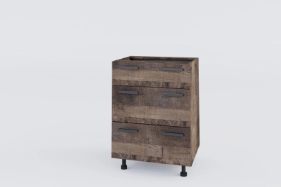 Шкаф с три чекмеджета Марта лукс H60 3Ш(1+2) колониален дъб