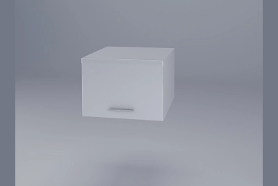Шкаф надстройка Бианка А50 бял гланц/бяло