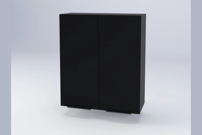 Горен шкаф Адел B80 черен софттъч h920