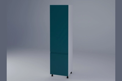 Колонен шкаф за вграждане на хладилник Влада аквамарин h233