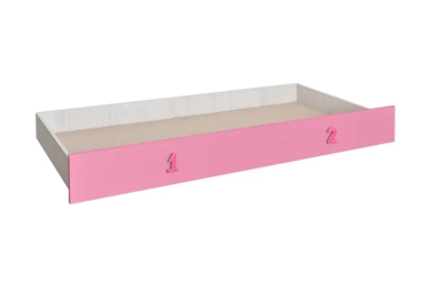 Голямо чекмедже за легло Нумеро - розово