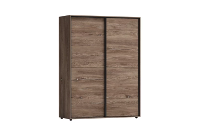 Гардероб с плъзгащи врати Аполо 4 - браун силвърджак единична бройка